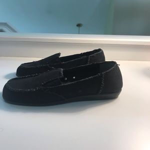 Aerosoles Black Canvas Shoes Size 9M